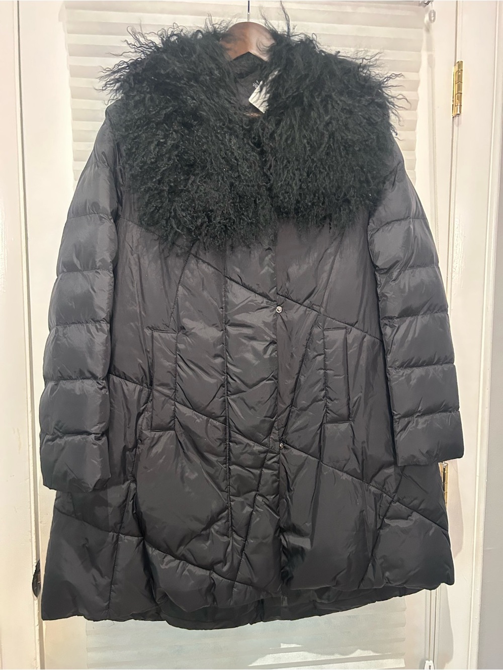 Pansixiaoxian Black Puffer Coat Size XL